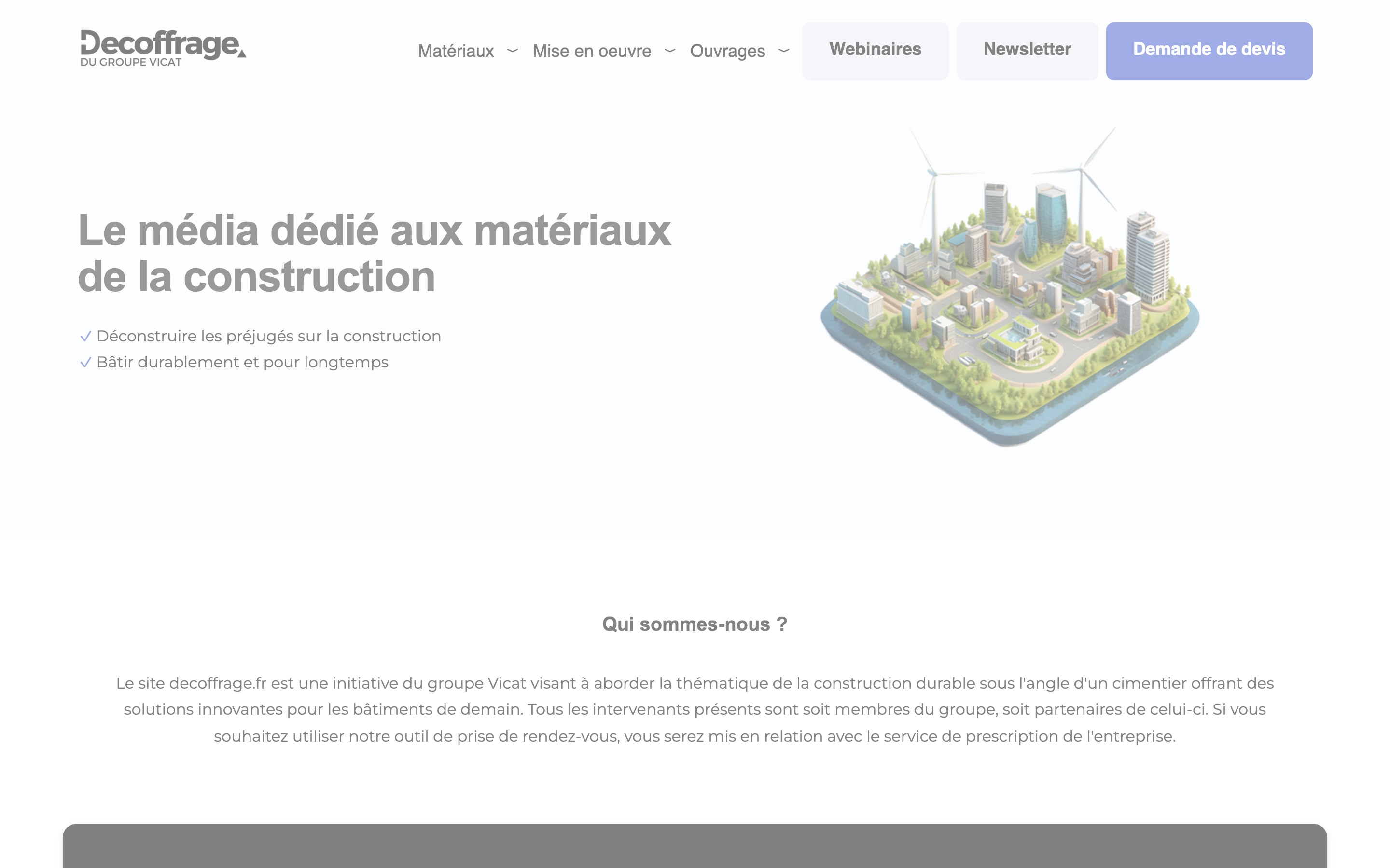 D&eacute;coffrage formwork products site